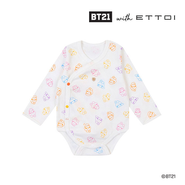 [BT21 with 에뜨와]BT21 쿠키 배내수트(O/WHITE)_07Q01794103